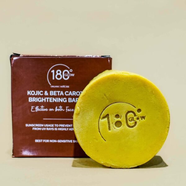 Kojic & Beta-Carotene Brightening Bar for Reducing Hyperpigmentation and Even Skin Tone